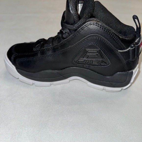 Fila Grant Hill 2 Mid Top Sneakers Youth Kids Size 6 US Black Basketball Shoes - Picture 6 of 12